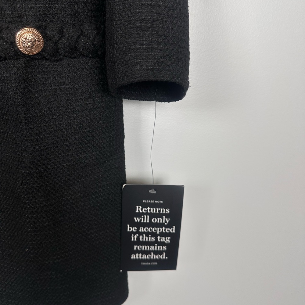 TUCKERNUCK
Black Tweed Long Sleeve Jackie Dress - Picture 9 of 13